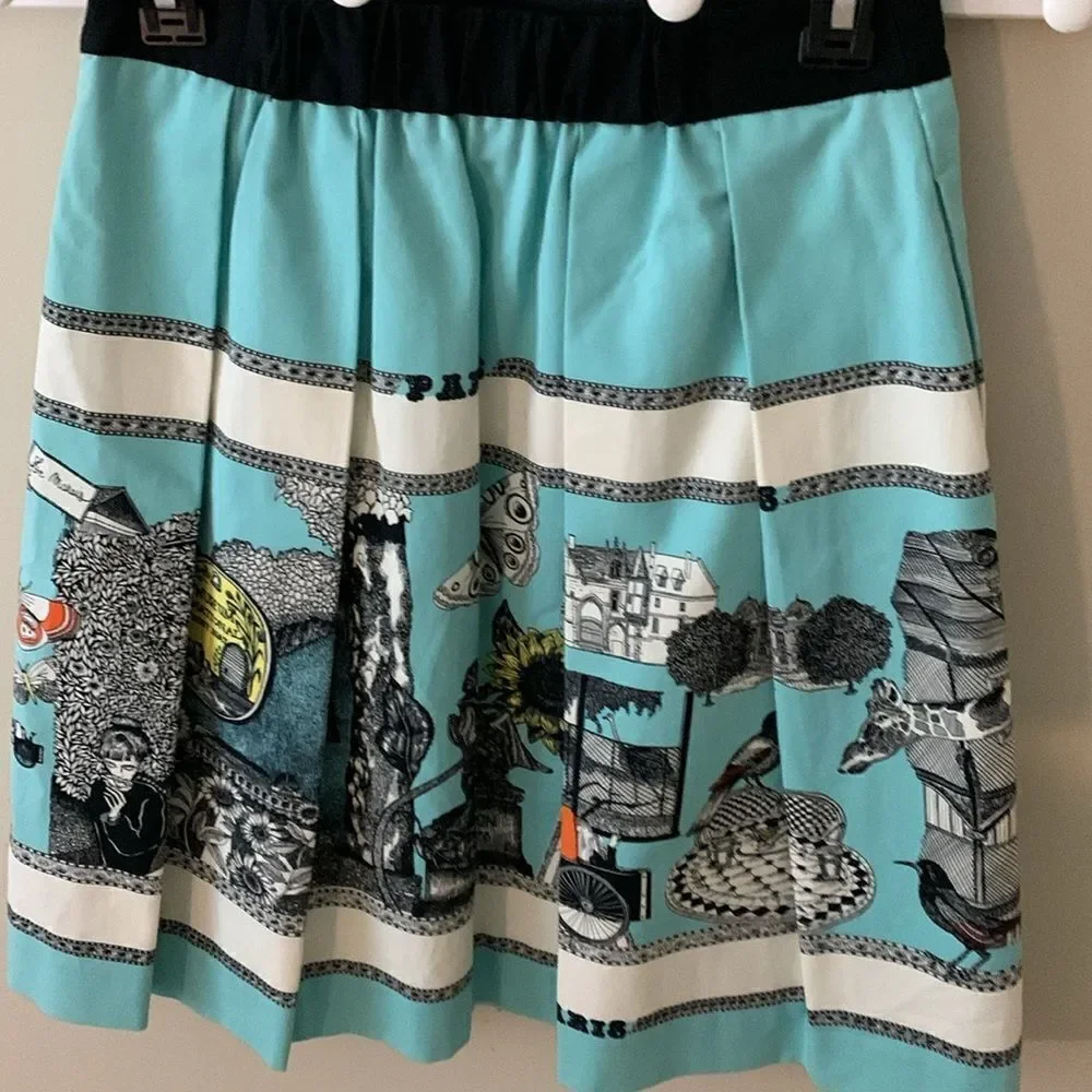 Anthropologie Drawing by Florence Balducci skirt - Picture 2 of 4